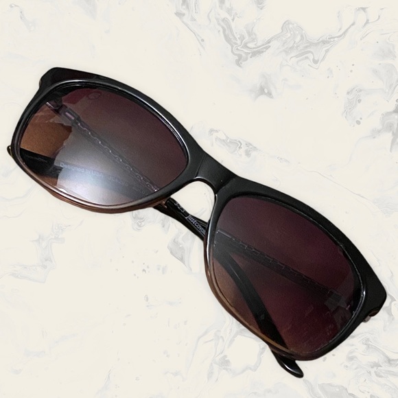 Just Cavalli Accessories - Just Cavalli JC629S Sunglasses Black/ Crystal / Gradient Smoke Gold Color